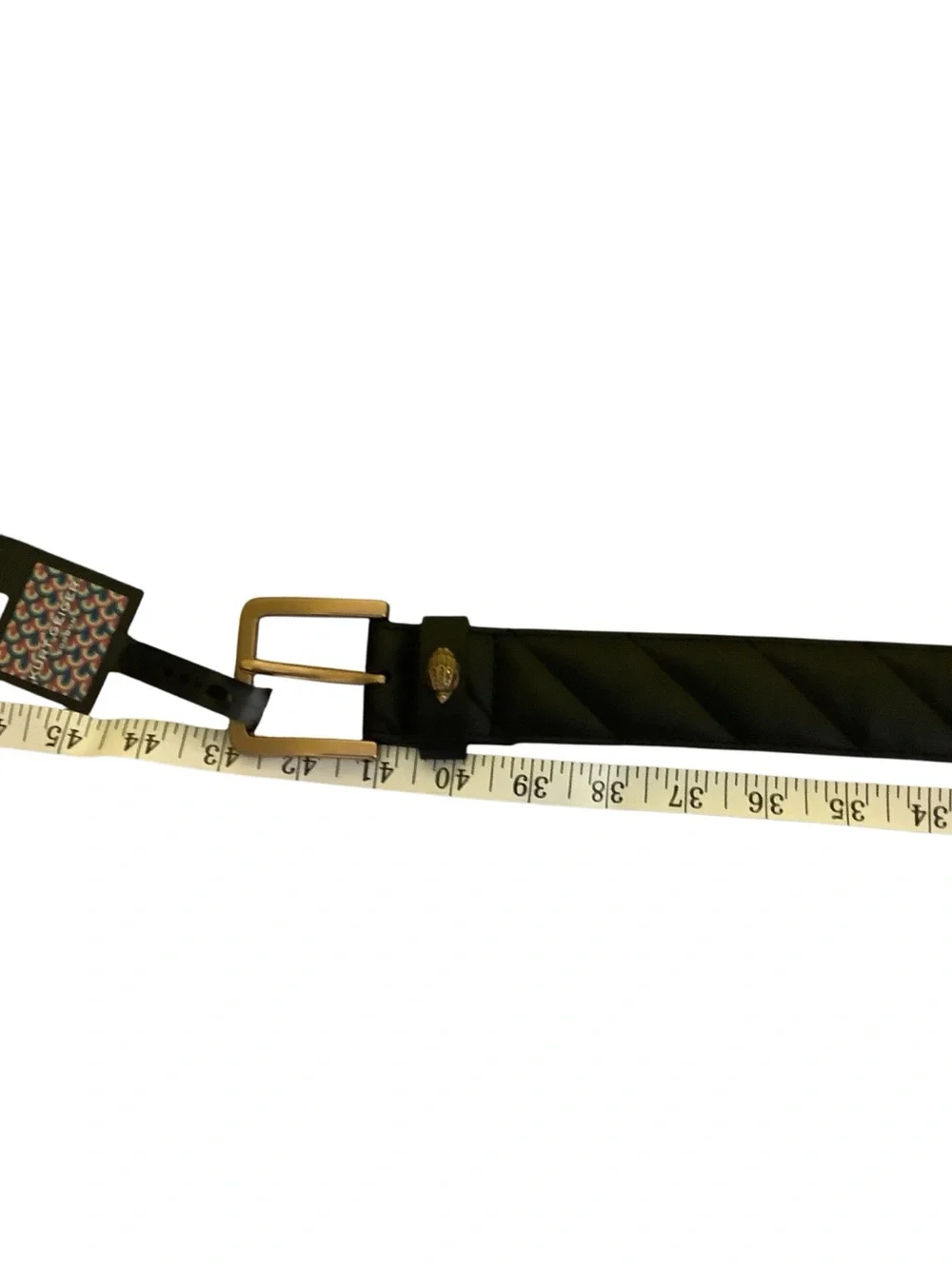 Kurt Geiger NWT Black Leather Belt Sz Large XL